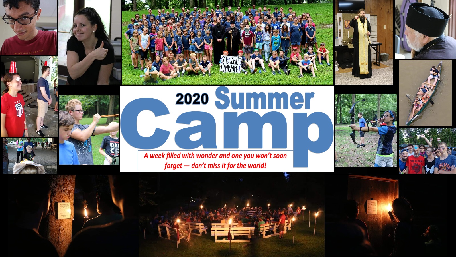 Summer Camp 2020 SAINT JOHN'S CAMP PROGRAMS